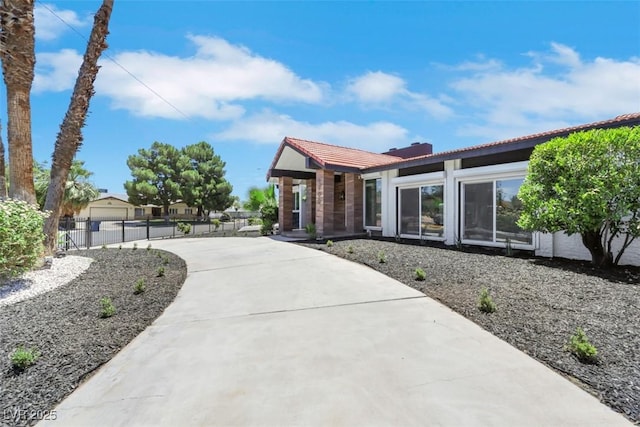 1900 S 15th St, Las Vegas, NV 89104 - view of front of home with a tiled roof