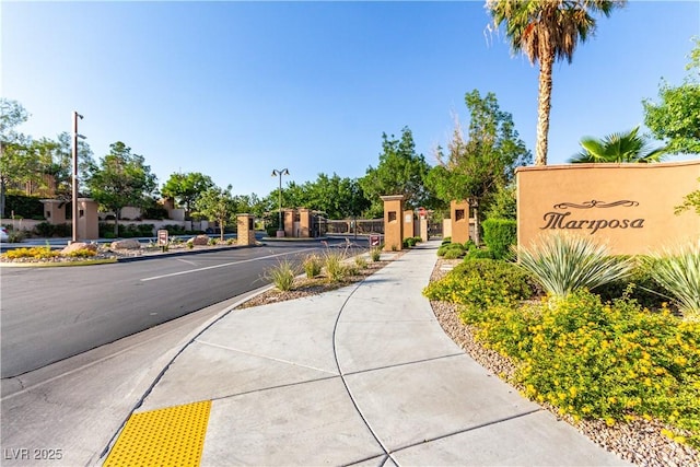 520 Ivy Spring St, Las Vegas, NV 89138 - view of asphalt road with sidewalks