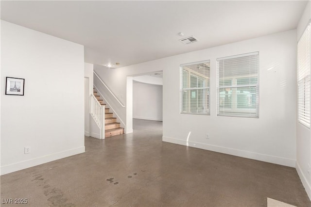520 Ivy Spring St, Las Vegas, NV 89138 - unfurnished room with stairway and concrete flooring