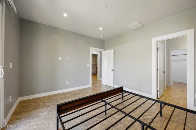 605 N Yale St, Las Vegas, NV 89107 - unfurnished bedroom featuring baseboards and recessed lighting