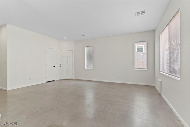 9420 Plover Falls Ave, Las Vegas, NV 89149 - spare room featuring concrete floors and baseboards