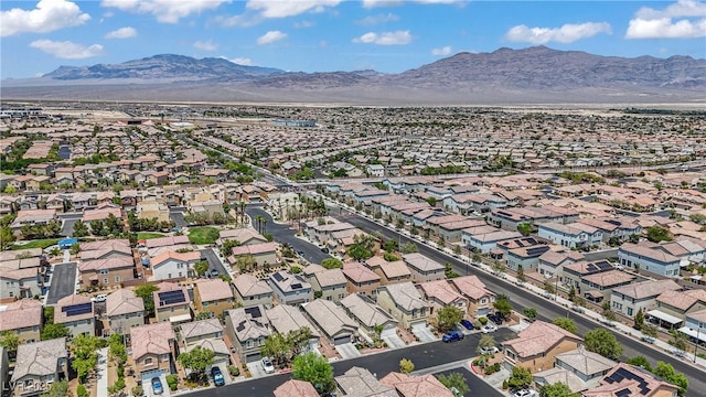 9420 Plover Falls Ave, Las Vegas, NV 89149 - aerial perspective of suburban area featuring mountains