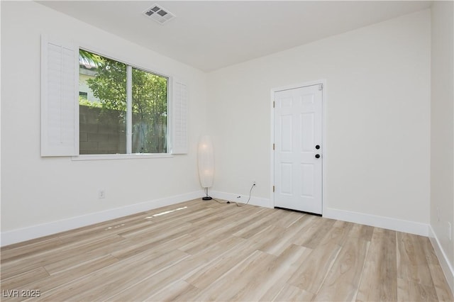 4493 Rometta Ave, Las Vegas, NV 89141 - empty room with light wood-type flooring and baseboards