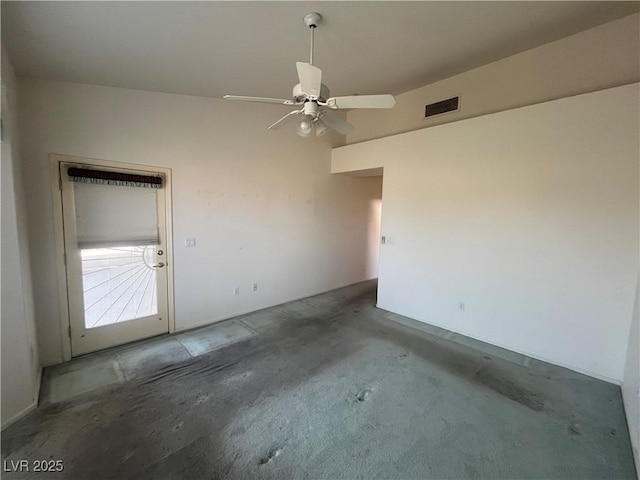 2712 Breakers Creek Dr, Las Vegas, NV 89134 - spare room with ceiling fan