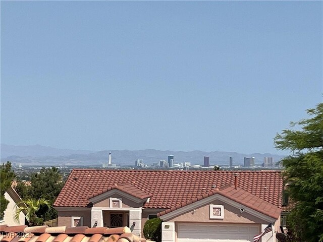 2712 Breakers Creek Dr, Las Vegas, NV 89134 - city view with a mountain backdrop