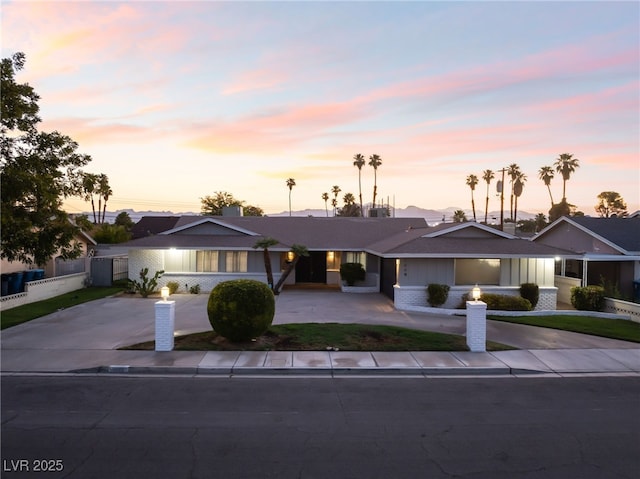 1009 Ironwood Dr, Las Vegas, NV 89108 - ranch-style home with concrete driveway