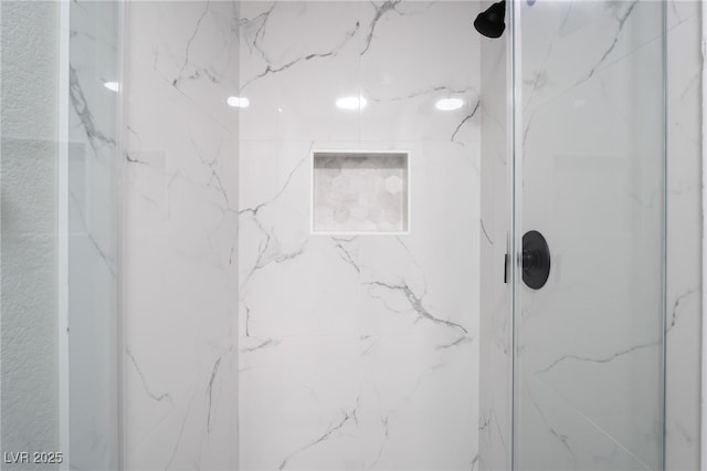 1009 Ironwood Dr, Las Vegas, NV 89108 - full bath featuring a marble finish shower