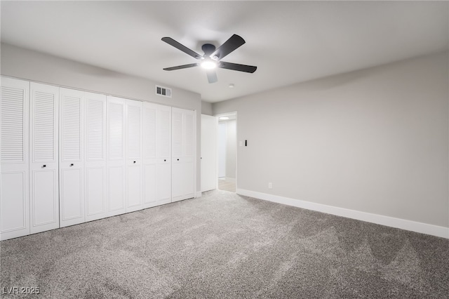 1009 Ironwood Dr, Las Vegas, NV 89108 - unfurnished bedroom featuring carpet flooring, ceiling fan, and a closet