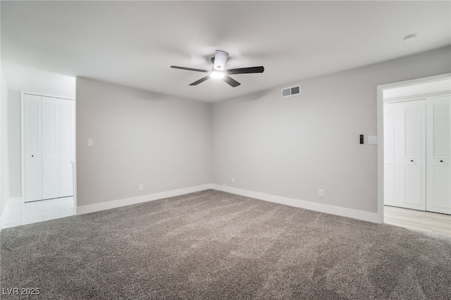 1009 Ironwood Dr, Las Vegas, NV 89108 - carpeted spare room featuring ceiling fan and baseboards