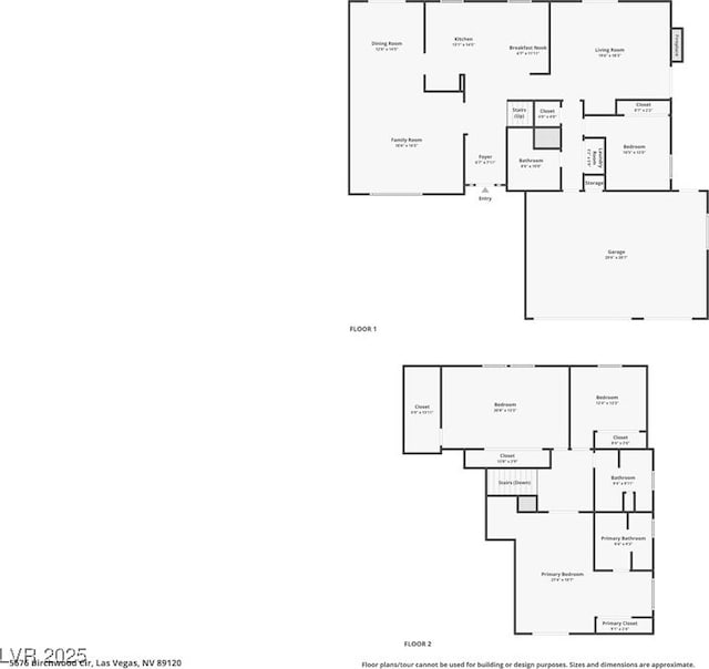 5676 Birchwood Cir, Las Vegas, NV 89120 - view of home floor plan