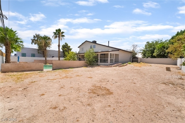 5676 Birchwood Cir, Las Vegas, NV 89120 - back of house with a sunroom