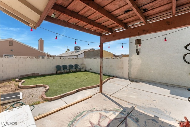 108 Sirnoble St, Las Vegas, NV 89110 - fenced backyard with a patio