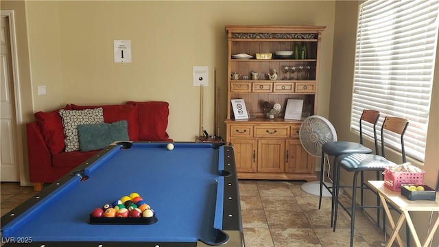 6117 Glenborough St, Las Vegas, NV 89115 - playroom featuring pool table and healthy amount of natural light