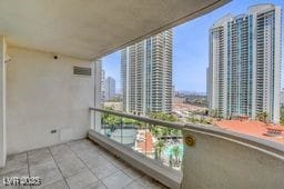 2877 Paradise Rd Unit 904, Las Vegas, NV 89109 - balcony with a city view