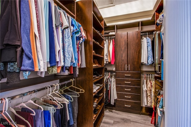 1890 Pago Ct, Las Vegas, NV 89117 - spacious closet featuring wood finished floors