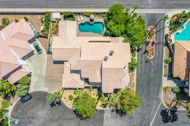 1890 Pago Ct, Las Vegas, NV 89117 - aerial view of a pool area
