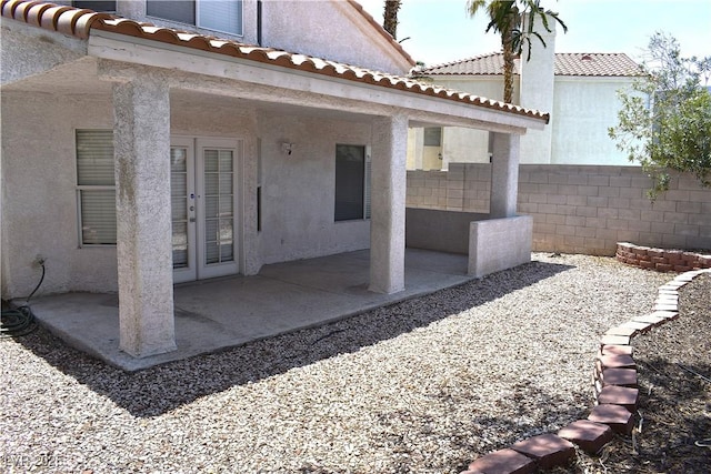 6628 Ives Ave, Las Vegas, NV 89108 - view of patio / terrace with french doors