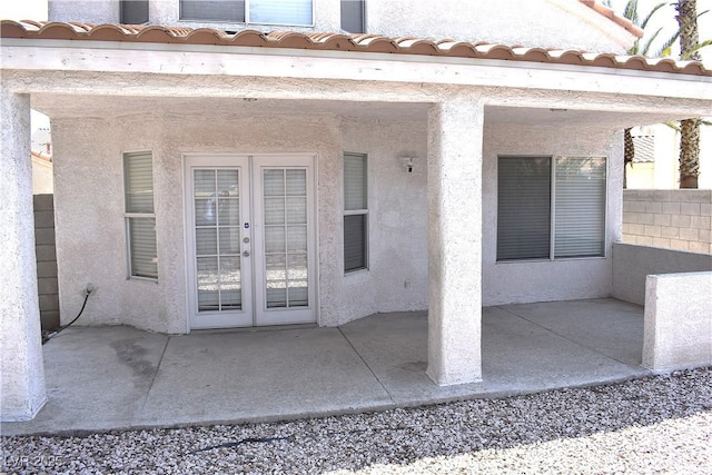 6628 Ives Ave, Las Vegas, NV 89108 - view of patio featuring french doors