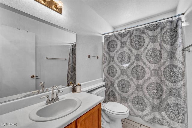 2165 Saint Paul Way, Las Vegas, NV 89104 - full bath featuring vanity, tile patterned flooring, and a shower with shower curtain