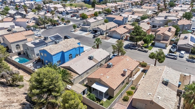 2165 Saint Paul Way, Las Vegas, NV 89104 - aerial perspective of suburban area with a pool