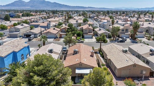 2165 Saint Paul Way, Las Vegas, NV 89104 - aerial view of residential area featuring mountains
