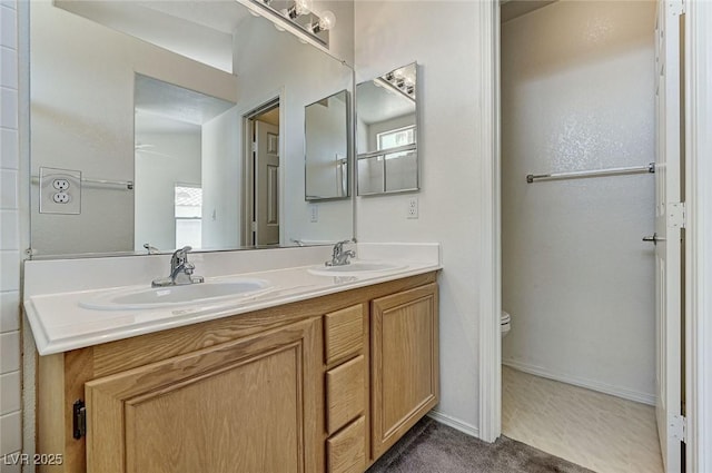 5917 Briar Rose Ln, Las Vegas, NV 89130 - full bath featuring double vanity and toilet