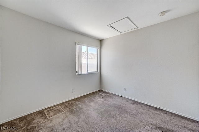 5917 Briar Rose Ln, Las Vegas, NV 89130 - carpeted empty room with attic access and baseboards