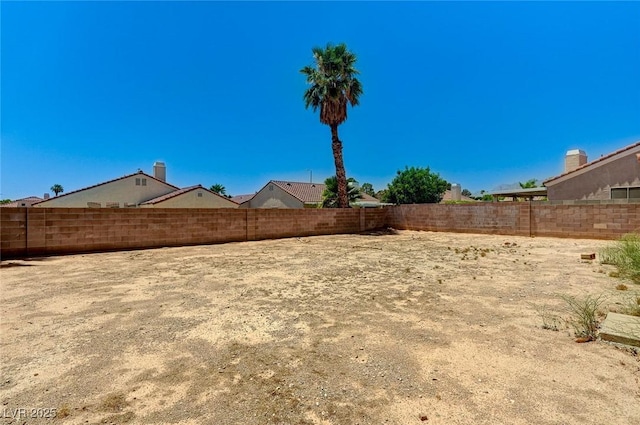 5917 Briar Rose Ln, Las Vegas, NV 89130 - view of fenced backyard