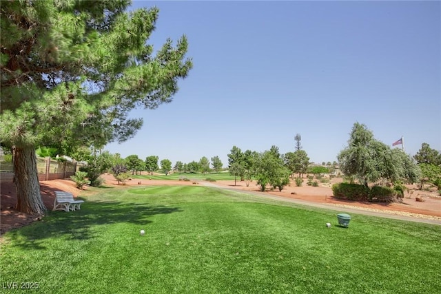 5320 Castle Harbor Ave, Las Vegas, NV 89130 - view of property's community with a lawn and golf course view