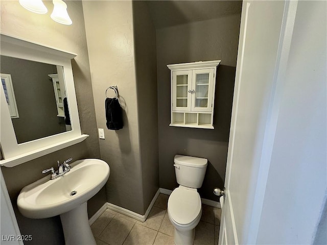 2132 Solvang Mill Dr, Las Vegas, NV 89135 - bathroom with toilet and tile patterned floors