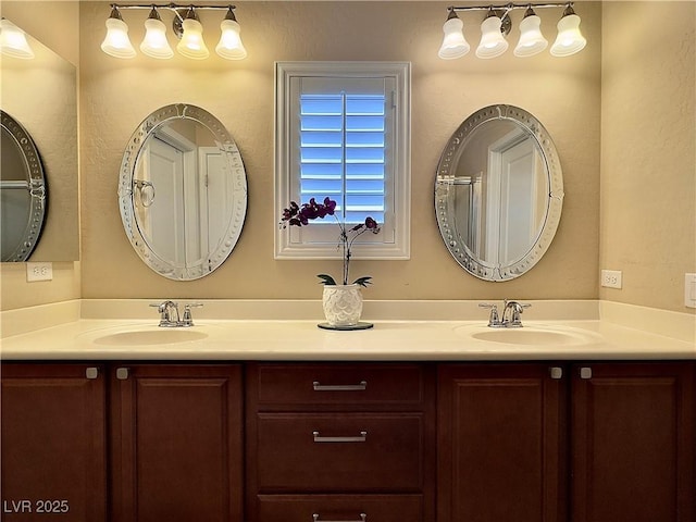 2132 Solvang Mill Dr, Las Vegas, NV 89135 - full bathroom with double vanity