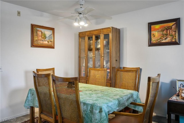 1809 Cutlass Dr Unit 0, Henderson, NV 89014 - dining room with ceiling fan and baseboards