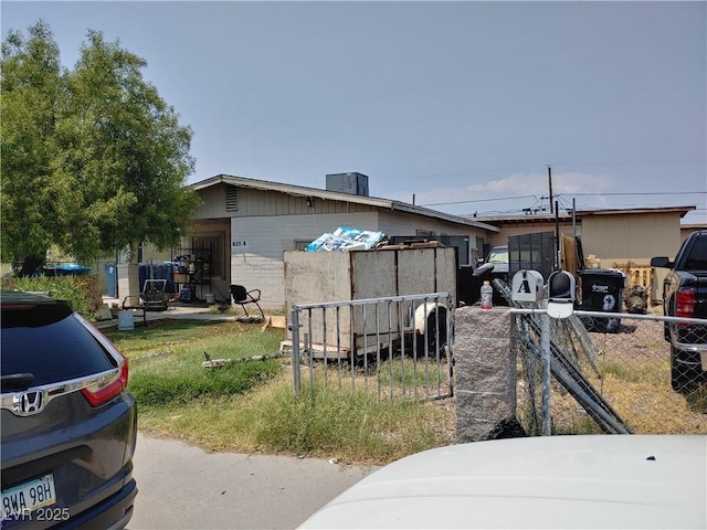 832 Hart Ave, Las Vegas, NV 89106 - view of side of home with a central air condition unit