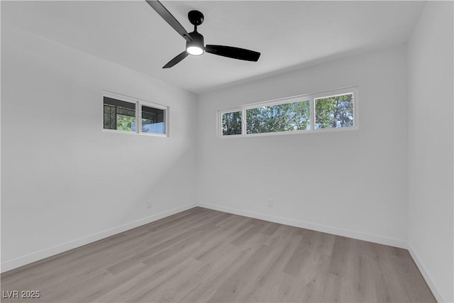 1317 Pyramid Dr, Las Vegas, NV 89108 - empty room featuring light wood-style floors and ceiling fan