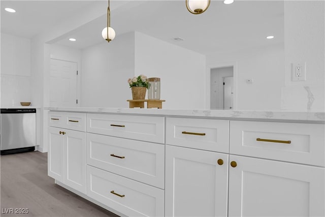 1317 Pyramid Dr, Las Vegas, NV 89108 - bathroom featuring wood finished floors, double vanity, and recessed lighting