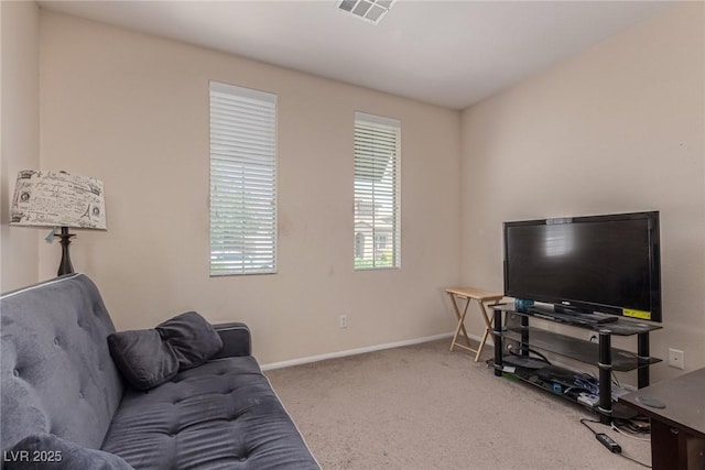 9221 Thunder Falls Ct, Las Vegas, NV 89149 - living area featuring carpet flooring and baseboards