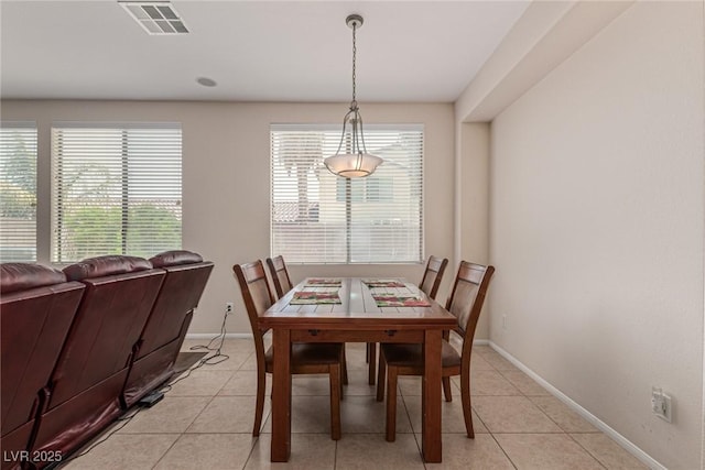 9221 Thunder Falls Ct, Las Vegas, NV 89149 - dining room featuring baseboards and light tile patterned floors