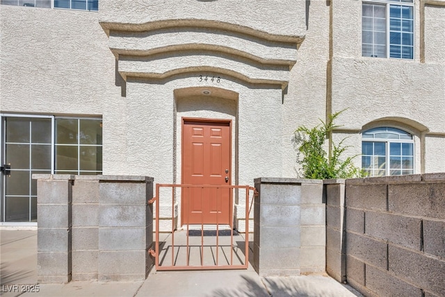 3448 Twilight Star Dr, Las Vegas, NV 89117 - entrance to property with stucco siding