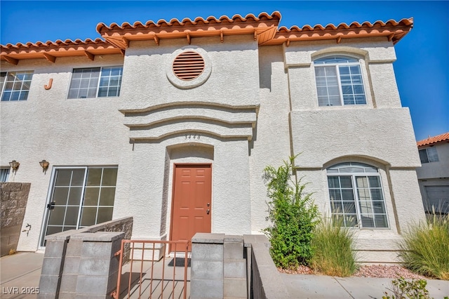 3448 Twilight Star Dr, Las Vegas, NV 89117 - mediterranean / spanish-style home with stucco siding