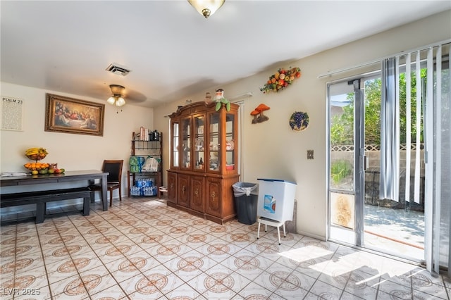 2297 Casey Dr, Las Vegas, NV 89119 - dining area with ceiling fan