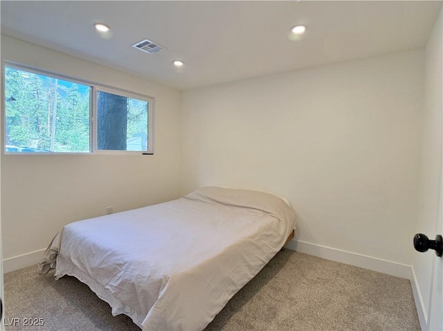 4651 Aspen Ave, Mount Charleston, NV 89124 - carpeted bedroom with baseboards and recessed lighting