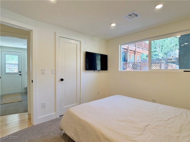 4651 Aspen Ave, Mount Charleston, NV 89124 - bedroom featuring recessed lighting and light colored carpet