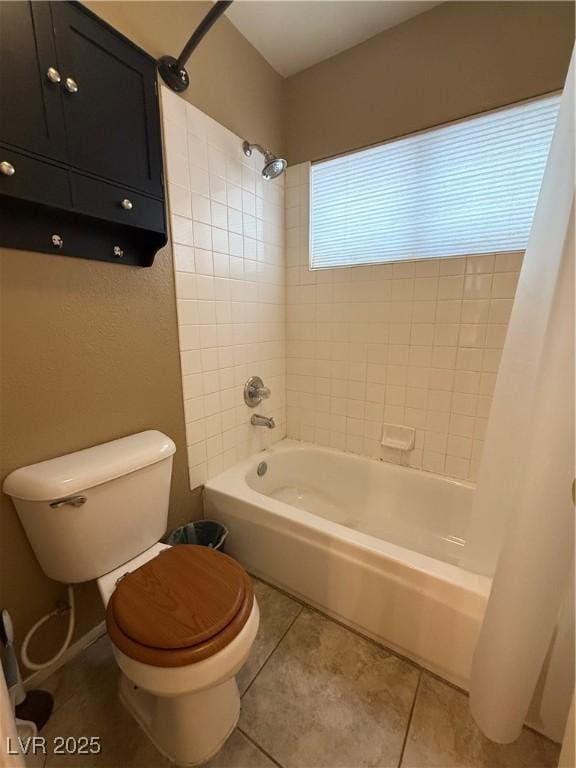 5315 Debut Ct, North Las Vegas, NV 89031 - full bath with shower / tub combo with curtain and tile patterned flooring