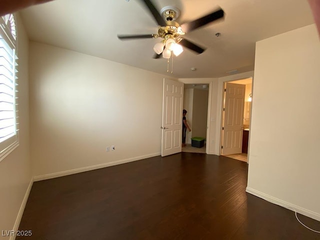 2405 Serene Ave Unit 241, Las Vegas, NV 89123 - unfurnished room featuring dark wood finished floors and a ceiling fan