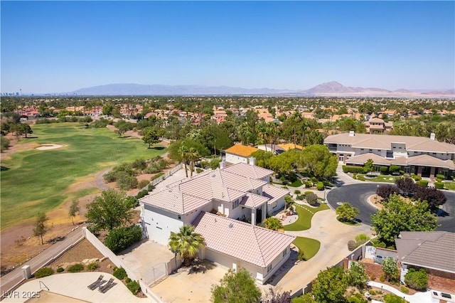 2019 Doral Ct, Henderson, NV 89074 - aerial perspective of suburban area featuring mountains and a golf club