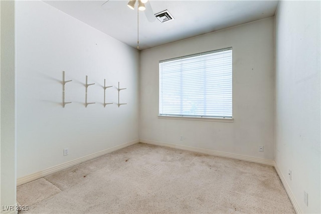 2019 Doral Ct, Henderson, NV 89074 - carpeted spare room featuring baseboards and ceiling fan