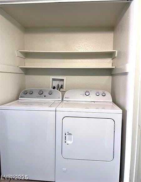 805 Rock Springs Dr Unit 101, Las Vegas, NV 89128 - laundry area featuring separate washer and dryer