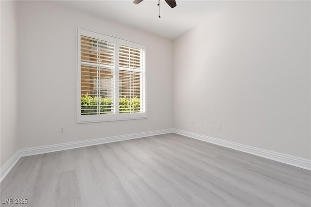1609 Hills Of Red Dr Unit 104, Las Vegas, NV 89128 - spare room featuring wood finished floors and ceiling fan