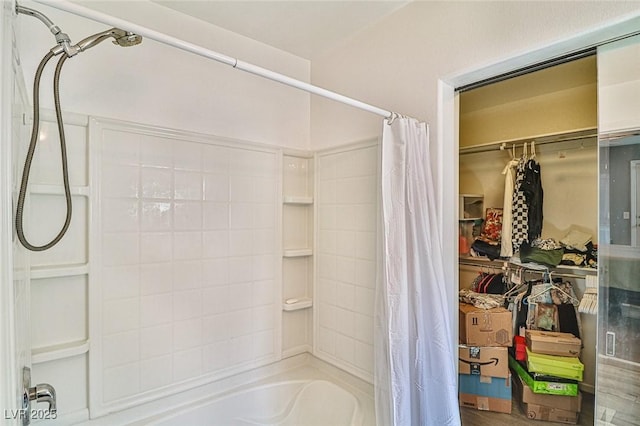 9068 Alluring Ave, Las Vegas, NV 89149 - full bath featuring shower / bath combination with curtain