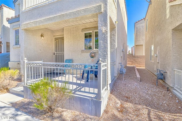 9068 Alluring Ave, Las Vegas, NV 89149 - view of exterior entry with stucco siding